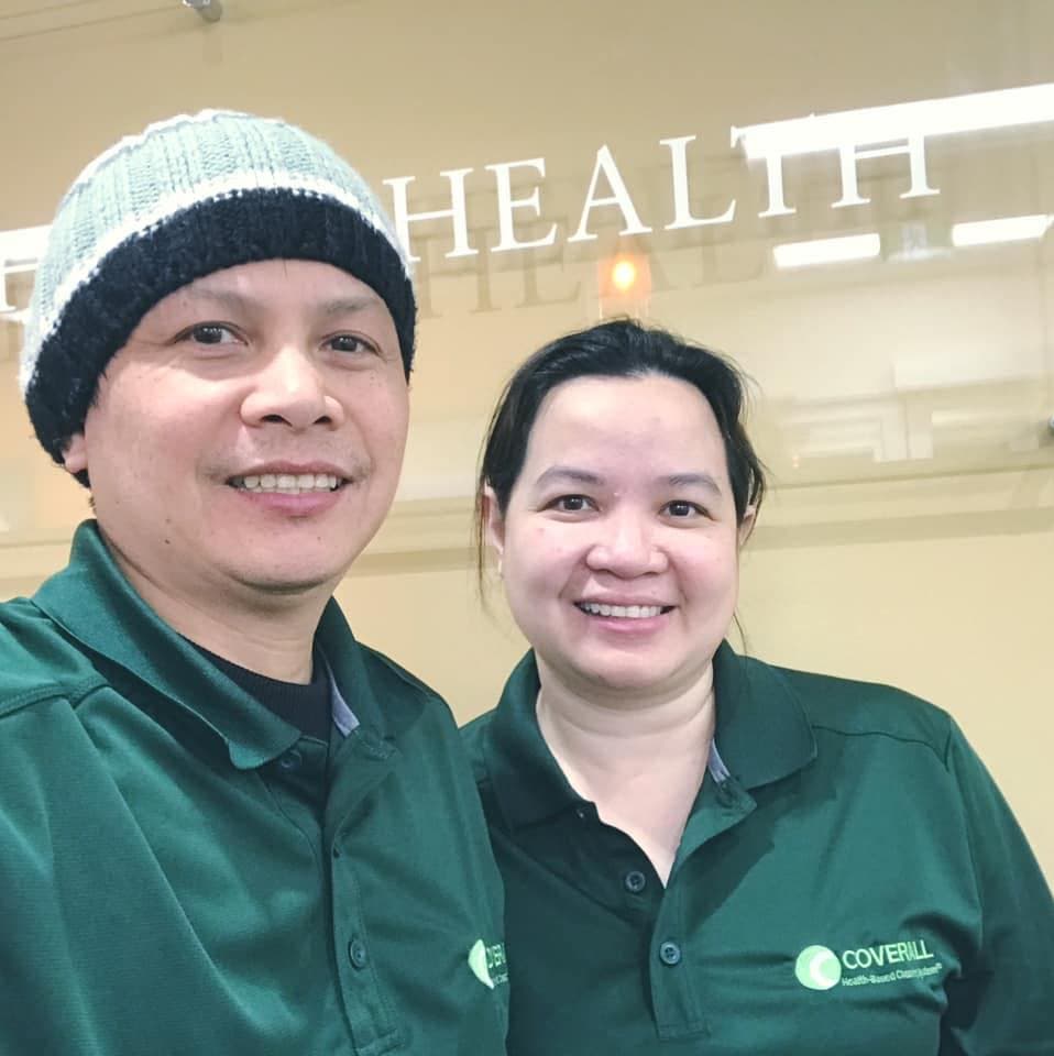Jennifer and Jose Loyola, owners of J&J Spotless Cleaning Inc